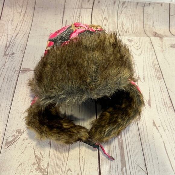 Women's Pink Camo Ski Snow Hat Coast to Coast Outfitters - Picture 2 of 6